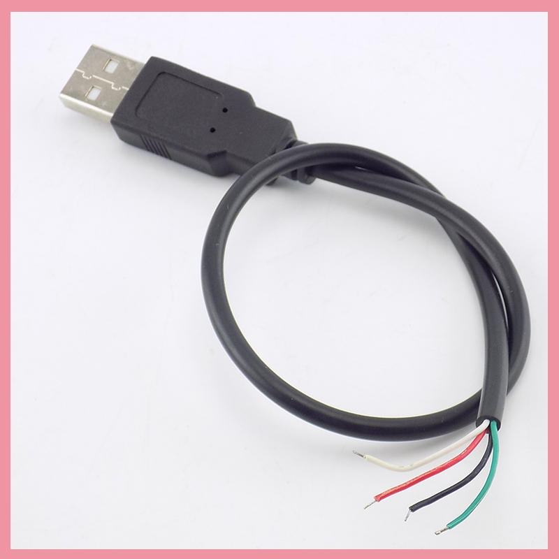 Transmission Jack Adapter - 4Pins Diy USB Male Jack Connector