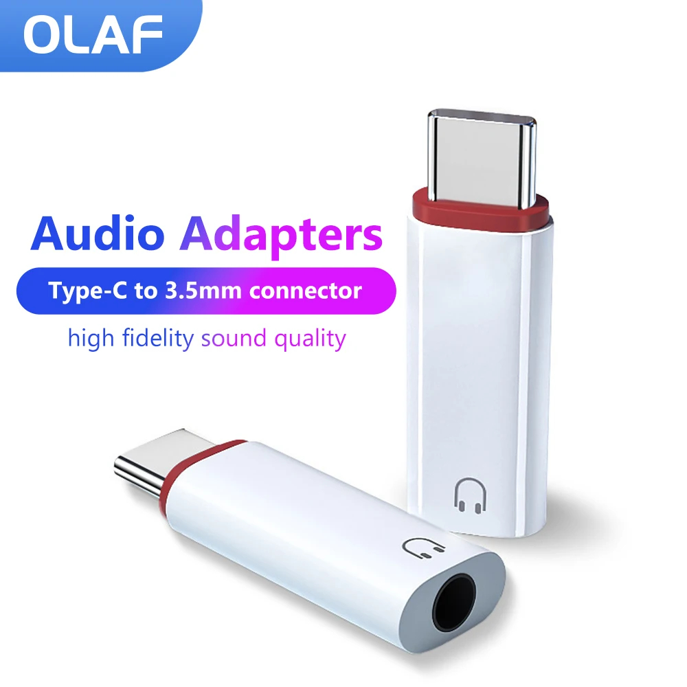 Olaf Type C to 3.5MM Earphone  - Transmission Jack Adapter ulasan dan harga