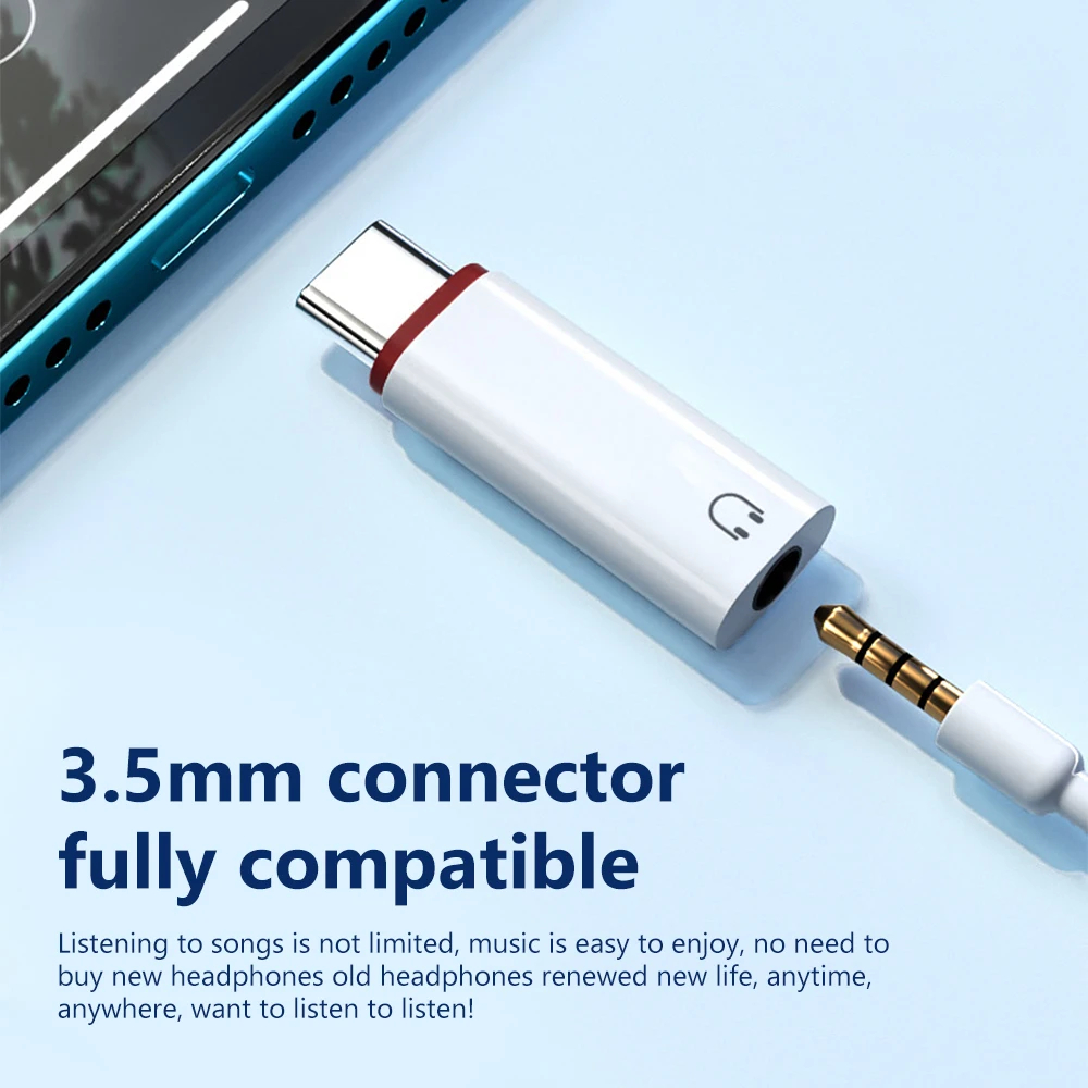 Olaf Type C to 3.5MM Earphone  - Transmission Jack Adapter ulasan dan harga