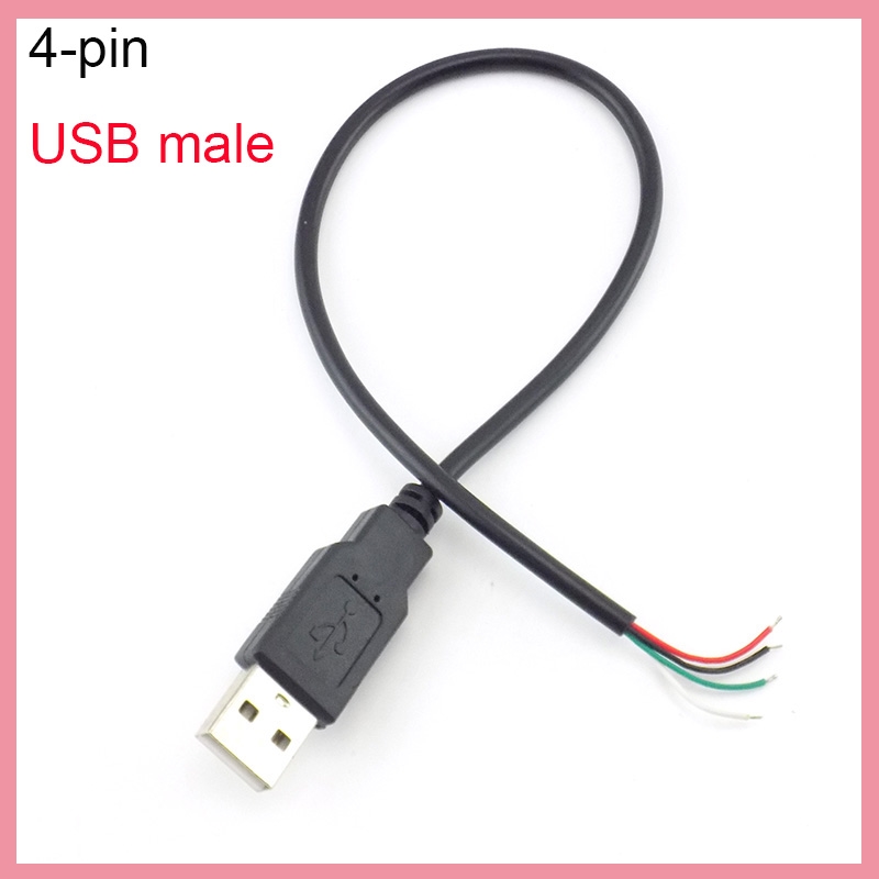 4Pins Diy USB Male Jack Connec - Transmission Jack Adapter ulasan dan harga