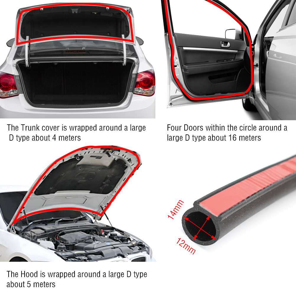 4m DType Rubber Car Body Seal  - Auto Body Filler ulasan dan harga