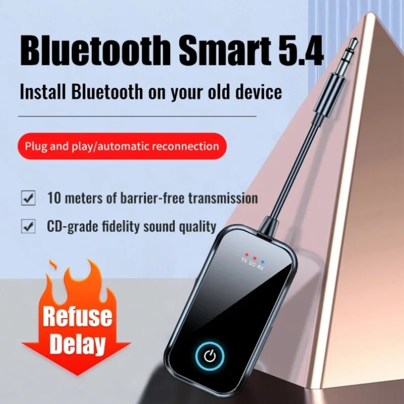 Wireless Audio Adapter Bluetoo - Transmission Jack Adapter ulasan dan harga