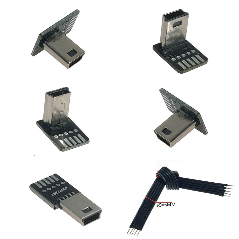 2PCS DIY mini USB 2.0 Male Plu - Transmission Jack Adapter ulasan dan harga